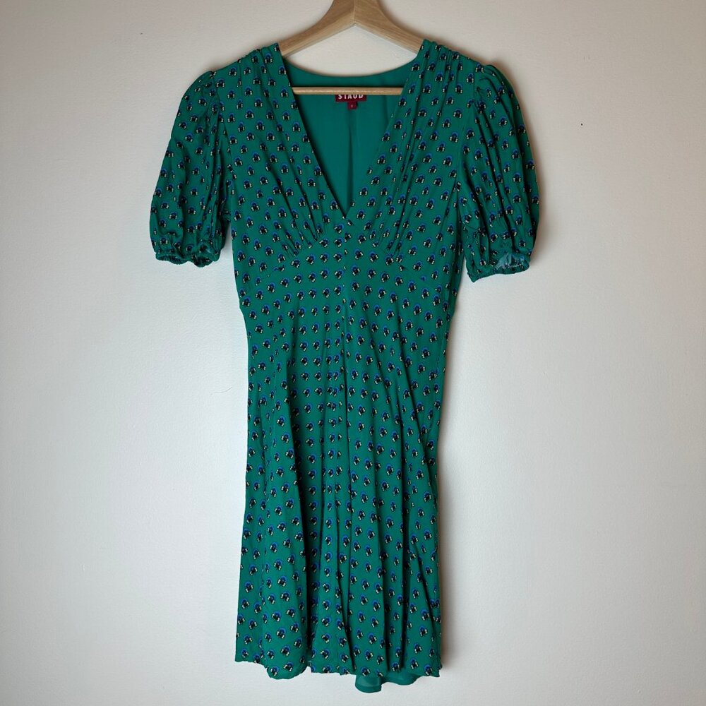 STAUD Milla Mini Dress in Vine Calico - Picture 5 of 10